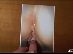 Same UK guy cums very hard over my wife's pussy - again!