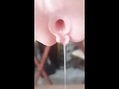 I fuck my doll and ejaculate on her until I squirt