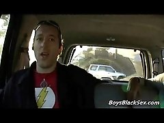 BlacksOnBoys - Interracial Bareback Hardcore Gay Fuck Video 24