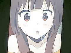 Cute Megumin anime cum tribute