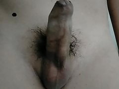 Shaved uncut tight foreskin cock and ass