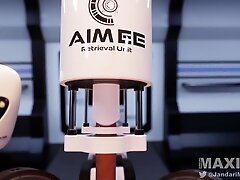 Cock milked by unfeeling AI robot POV Episode 1
