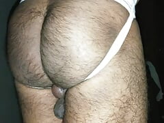 Big huge sexy hot ass boy in sexy thong jockstrap masturbating and shaking ass