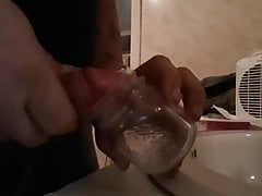 Cumming in a jar for friend