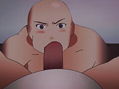 TRAINING BLOWJOB WITH MY OLDER FRIEND - GAY HENTAI YAOI ANIME