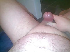 Guys stroking their hard cocks and shooting hot cum loads 11