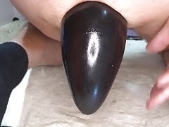 diverdv8 - Huge Black Egg goes in Backwards just for fun