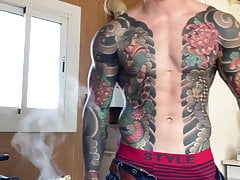 SEXY TATTOED MEN IN THE KITCHEN