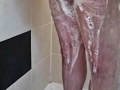 Virgin Wanks In Shower