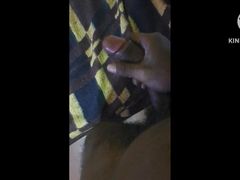 black jerks off his big cock would you like