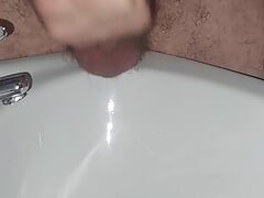 Was I too quick  masturbation Stroke my cock wash it with me look at my cum how do I taste tell Mr little man  your mine
