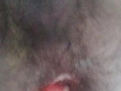 Close up of my ass getting fucked by a vibrator
