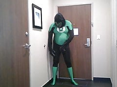 Green Lantern Gorilla Costume Humping Fleshlight