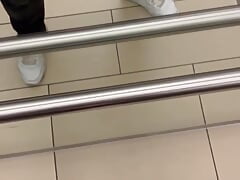 Cock Jerked in the Elevator