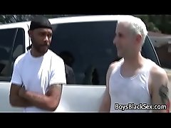 Black Gay Muscular Man Seduces Teen White BOy For A Good Fuck 07