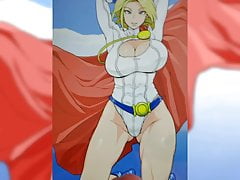 Cumtribute to PowerGirl