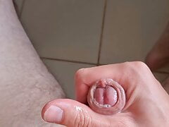 HOT CloseUp POV Creamy Play with my Dick Right After Orgasmic Masturbation with a Lot of Cum 4K