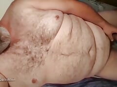 76CurvyNThick - Trailer park jerk off w sexy chubby bi daddy big splashy cum finish