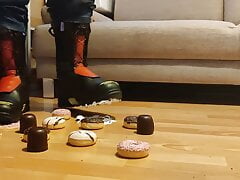 Haix Fire Hero 3.0 firefighter boots crush donuts and more