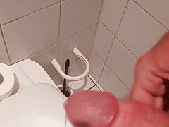 Quick Masturbation on toilet