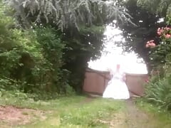 In third wedding dress