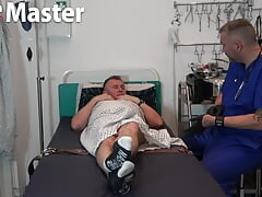 Doctor uses electro on big dick slave PREVIEW