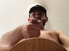 POV Hairy Verbal Country Boy Jerks Off His Big White Circumcised Redneck Cock & Cums a HUGE Load Right Down Your Warm Throat!