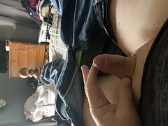 playing with my tiny cock