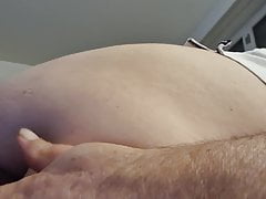 Gaping my ass with a fantastic dildo