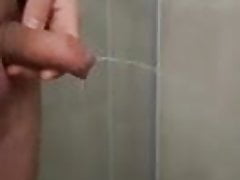 pissing (horny) in shower