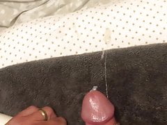 Milking every drop of cum out of my balls with hitachi wand