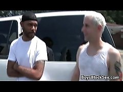 Black Gay Dude Fuck White Skinny Cute Boy In His Tight Ass 07
