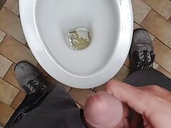 Peeing monster dick