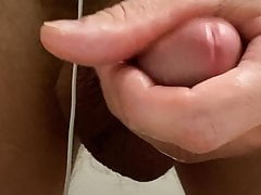 Close-up masturbation and cum