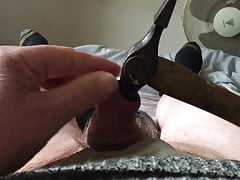 Large hammer in foreskin