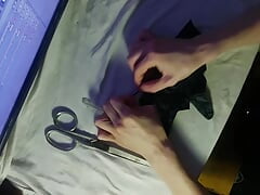 How To Make an Ass Sextoy with Just a Latex Glove