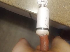 Solo male fucking new toy