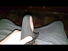 My 50 yo mom's panties soaked in my cum