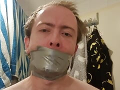 To tape my mouth myself and then wank to it