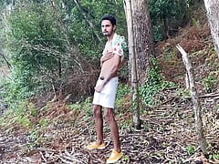 Skinny with a Big Dick Eating a Stranger in the Woods
