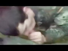 German soldier drinks cum dir the first time