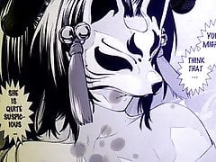 Cum Tribute - Mai Shiranui (KoF New Beginning Manga)