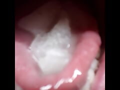 I love to let melt my own frozen cum in my mouth