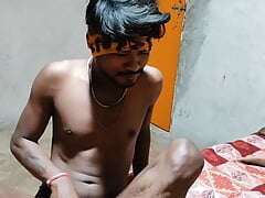 Indian Threesome - He Is a College Boy and Is Doing It for the First Time so He Is Shy