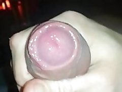 Nice curved cock jack off with cumshot