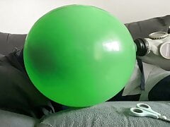 The N.V.A. MASK NO.2 - THE FLOW MINIMIZER - N.V.A LATEX MASK BREATHPLAY WITH BIG BALLON
