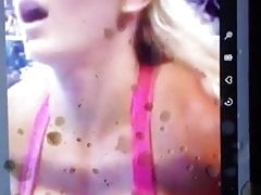 Charlotte flair get's her fat Tits painted by me