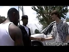 Blacks On Boys - Hardcore Interracial Gay Fuck Movie 07