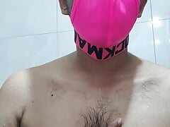 Faggot Sniffing jockstrap used by boyfriend of the girl I have crush on