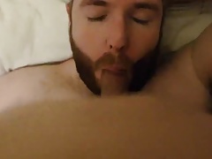 Painting his fucking face with cum 14